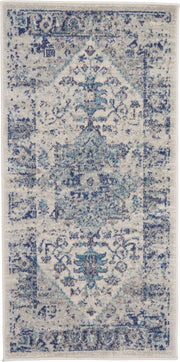 Tranquil TRA06 Ivory Light Blue Rug - Rectangle