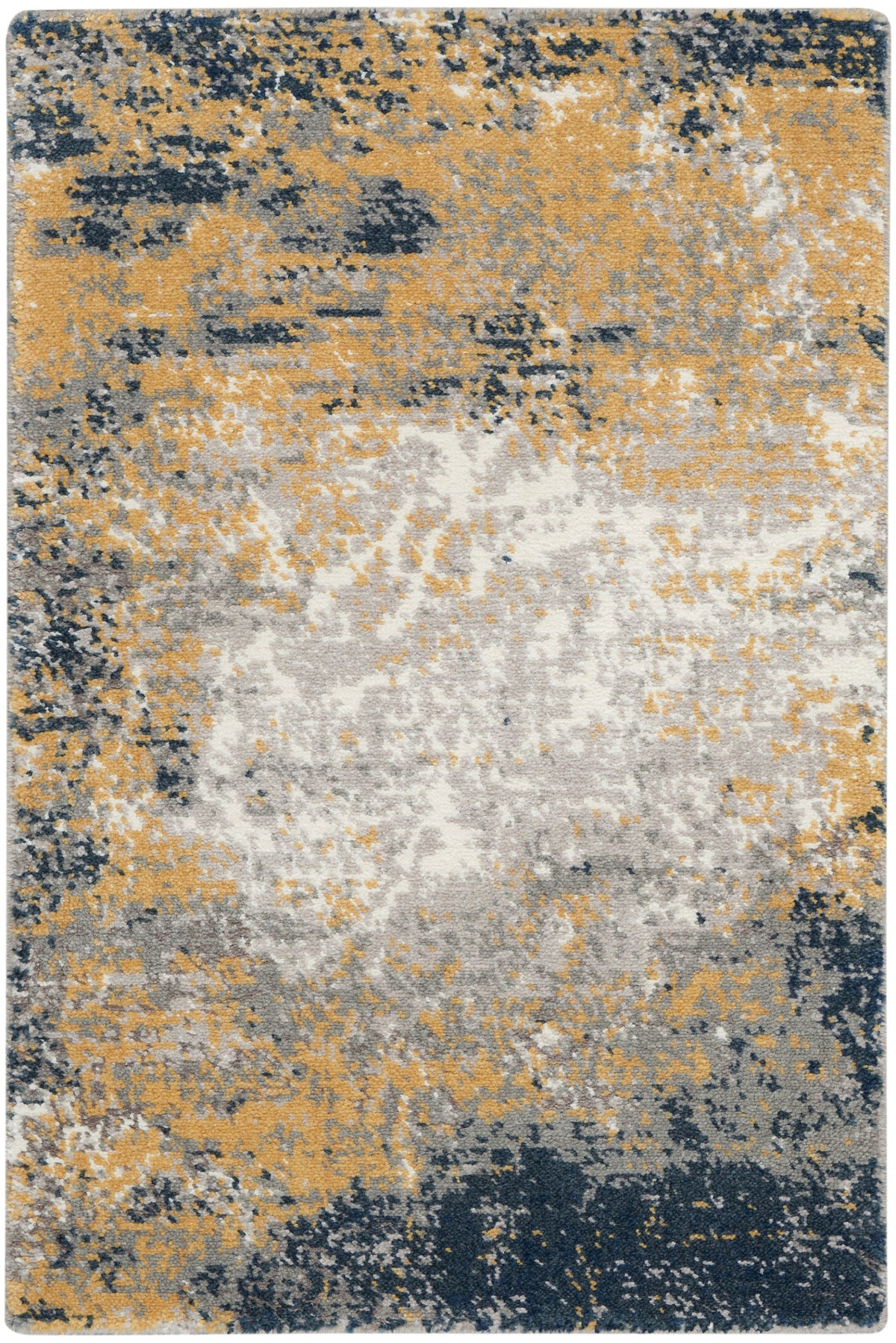 Twilight TWI22 Navy Gold Rug - Rectangle