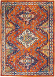 Allur ALR02 Orange Multicolor Rug - Rectangle