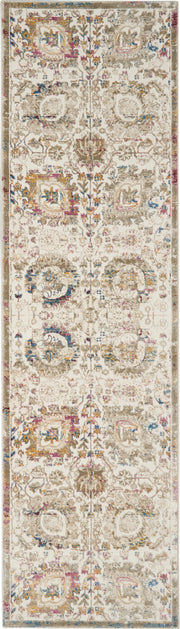 Melody MEL01 Ivory Multicolor Rug - Runner