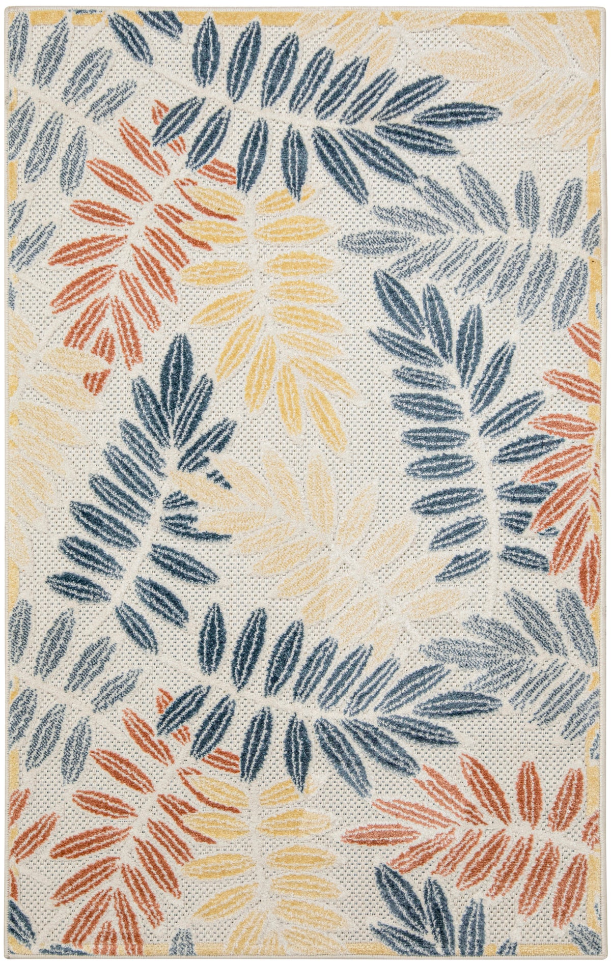Aloha ALH18 Ivory Blue Rug - Rectangle