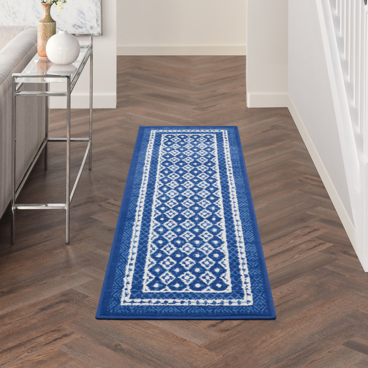 Whimsicle WHS13 Navy Rug - room scene