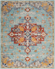 Passion PSN52 Aqua Multicolor Rug - Rectangle