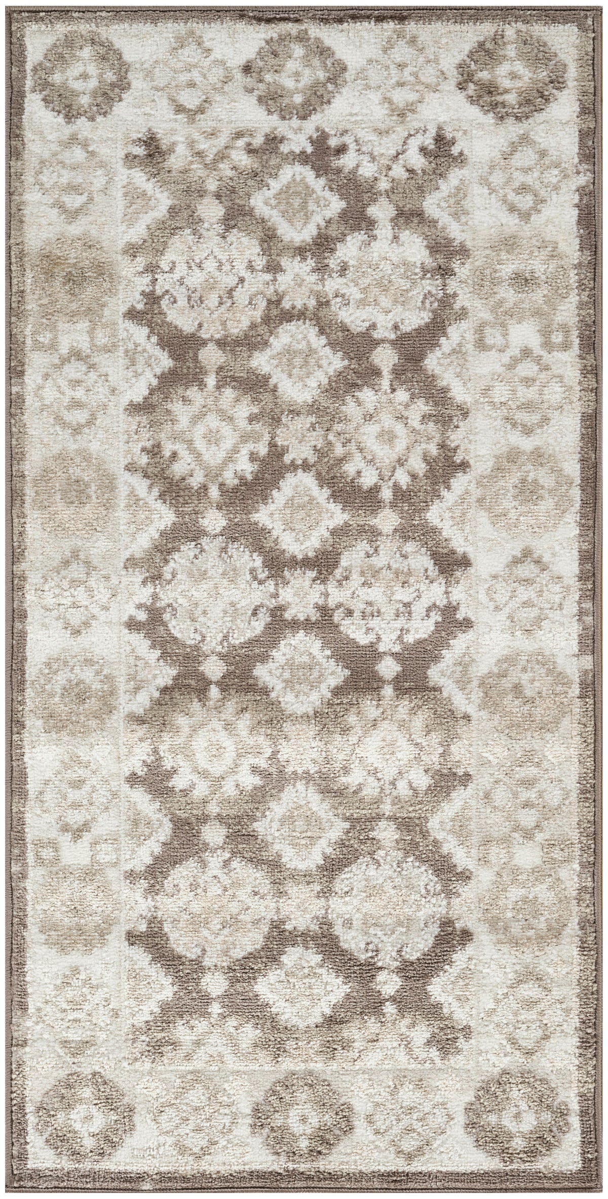 Dekor DEK02 Ivory Brown Rug - Rectangle
