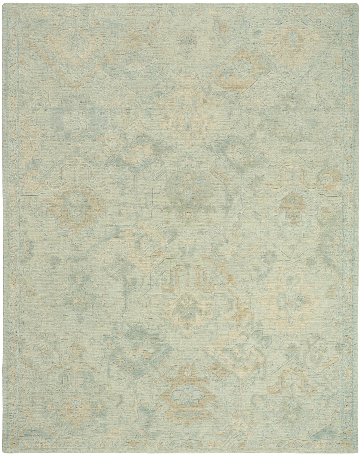 Ravello RVL04 Aqua Taupe Rug - Rectangle