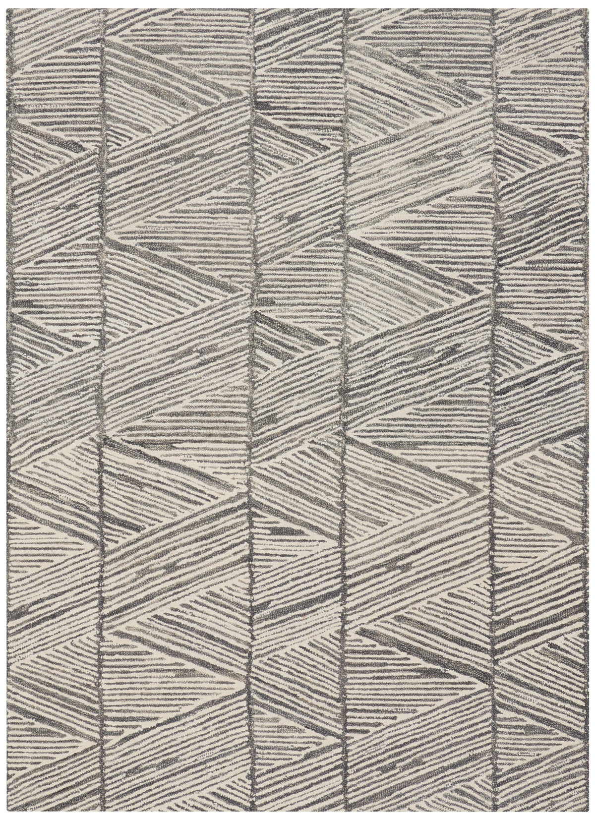 Colorado CLR01 Grey White Rug - Rectangle