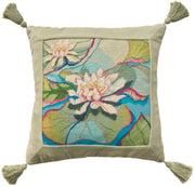 Vintage Pillow V8411 Blue 19" x 19" Throw Pillows