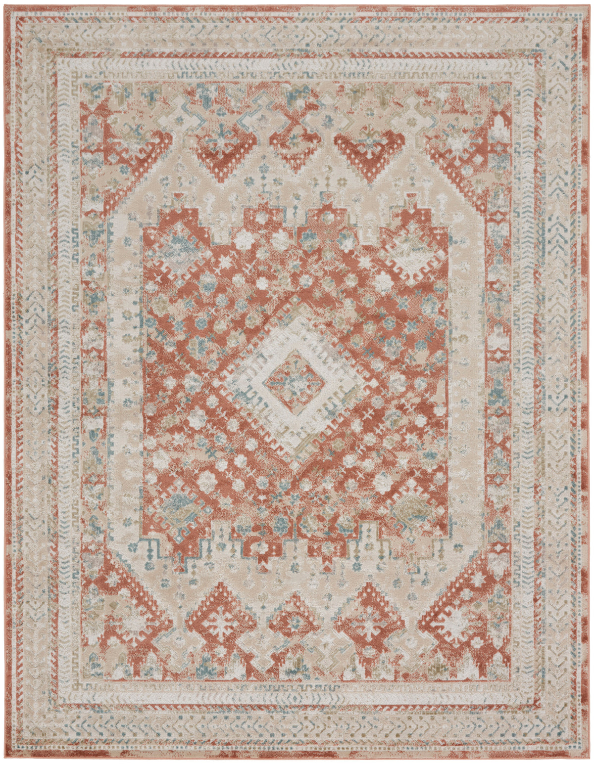 Thalia THL04 Rust Multicolor Rug - Rectangle