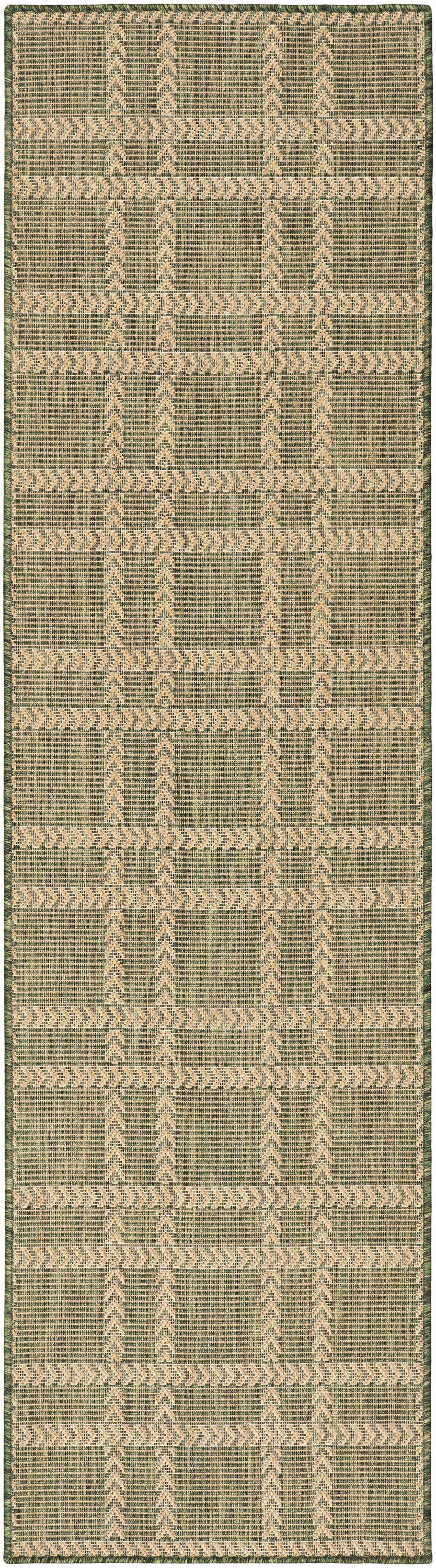 Horizon Indoor/Outdoor HOZ04 Green Rug - Runner