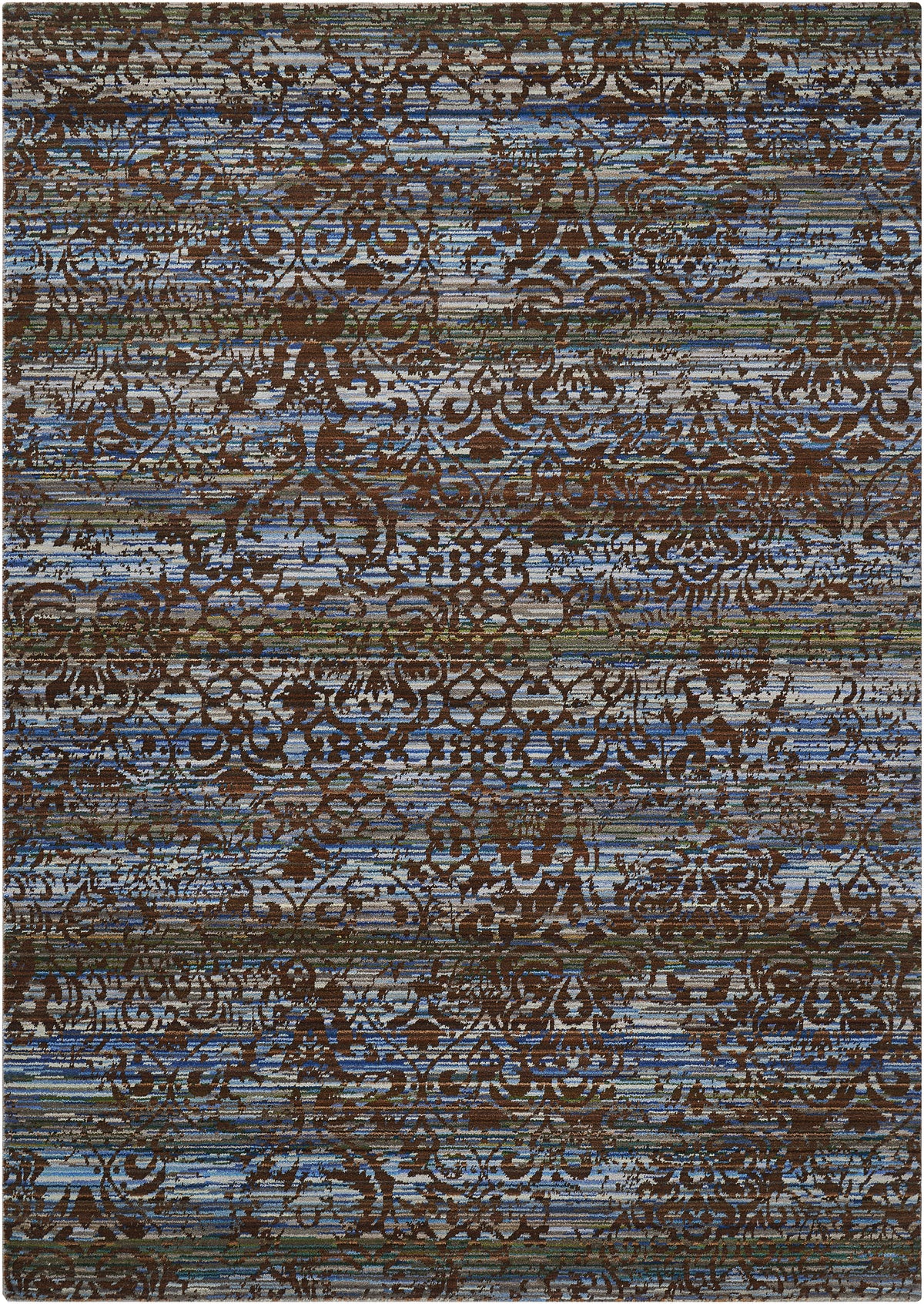 Rhapsody RH009 Blue Moss Rug - Rectangle