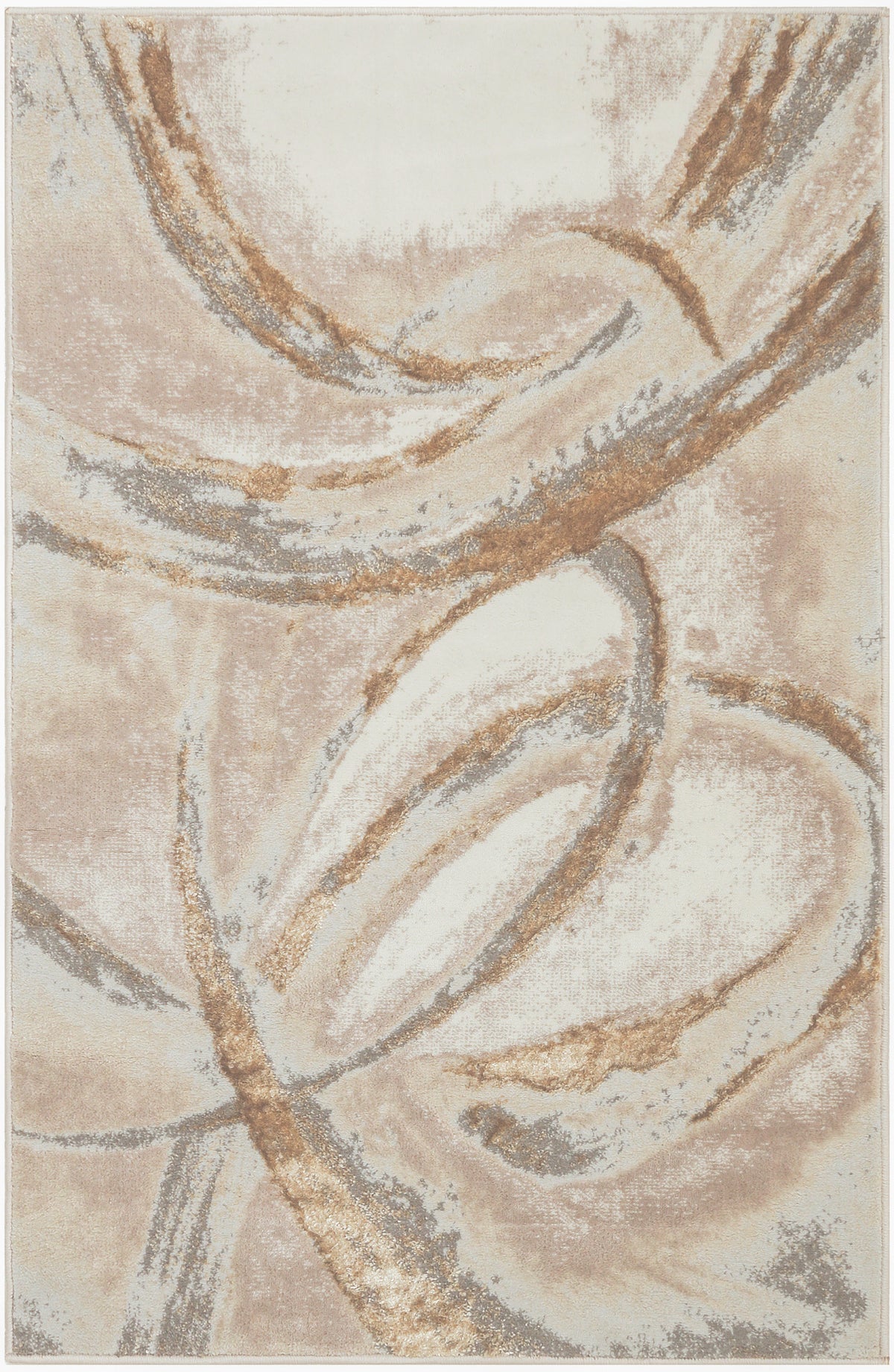 Splash BSK01 Beige Grey Rug - Rectangle