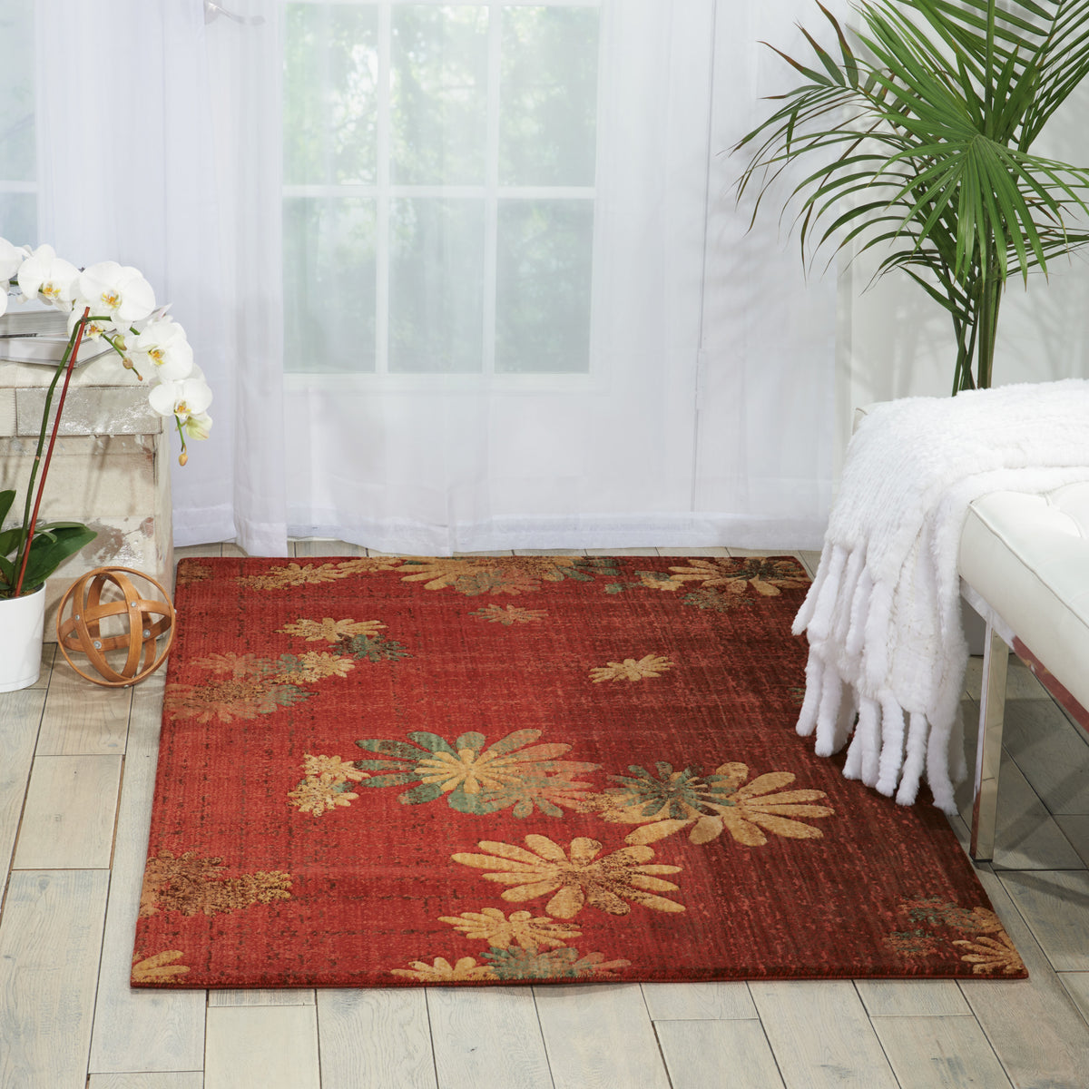 Radiant Impression LK07 Flame Rug - room scene