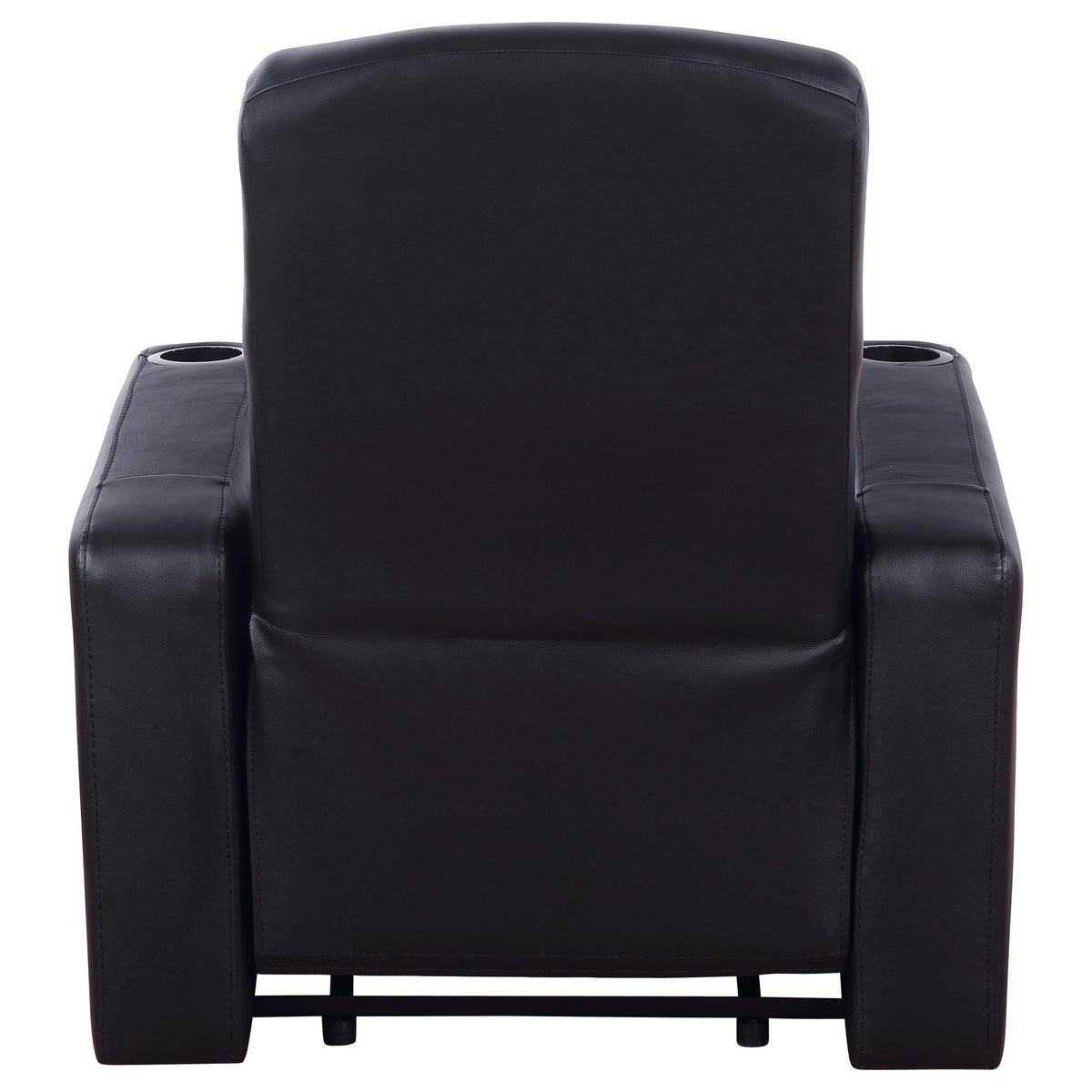 Cyrus 5-piece Upholstered Home Theater Seating with 3 Recliners and 2 Wedge Consoles