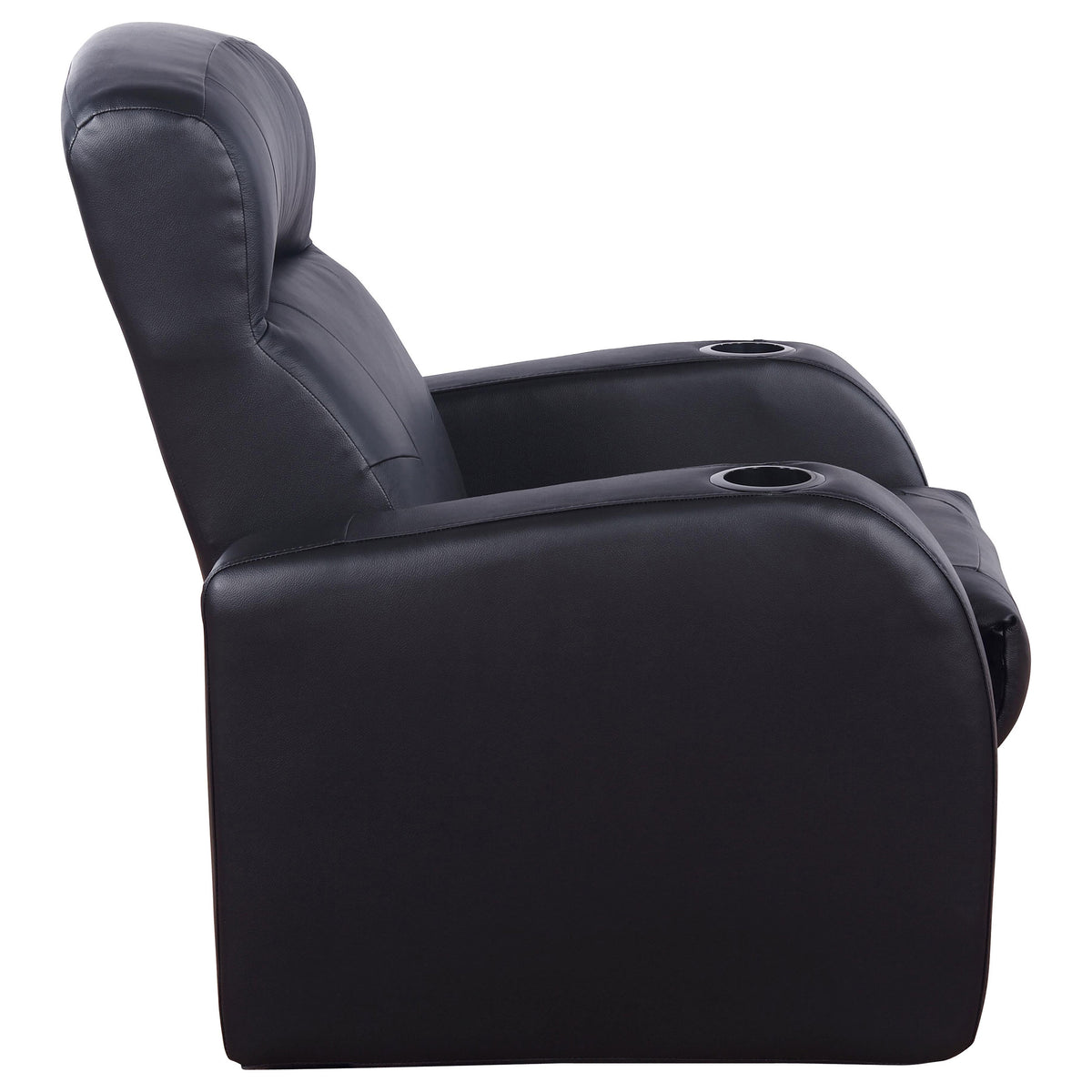 Cyrus 5-piece Upholstered Home Theater Seating with 3 Recliners and 2 Wedge Consoles