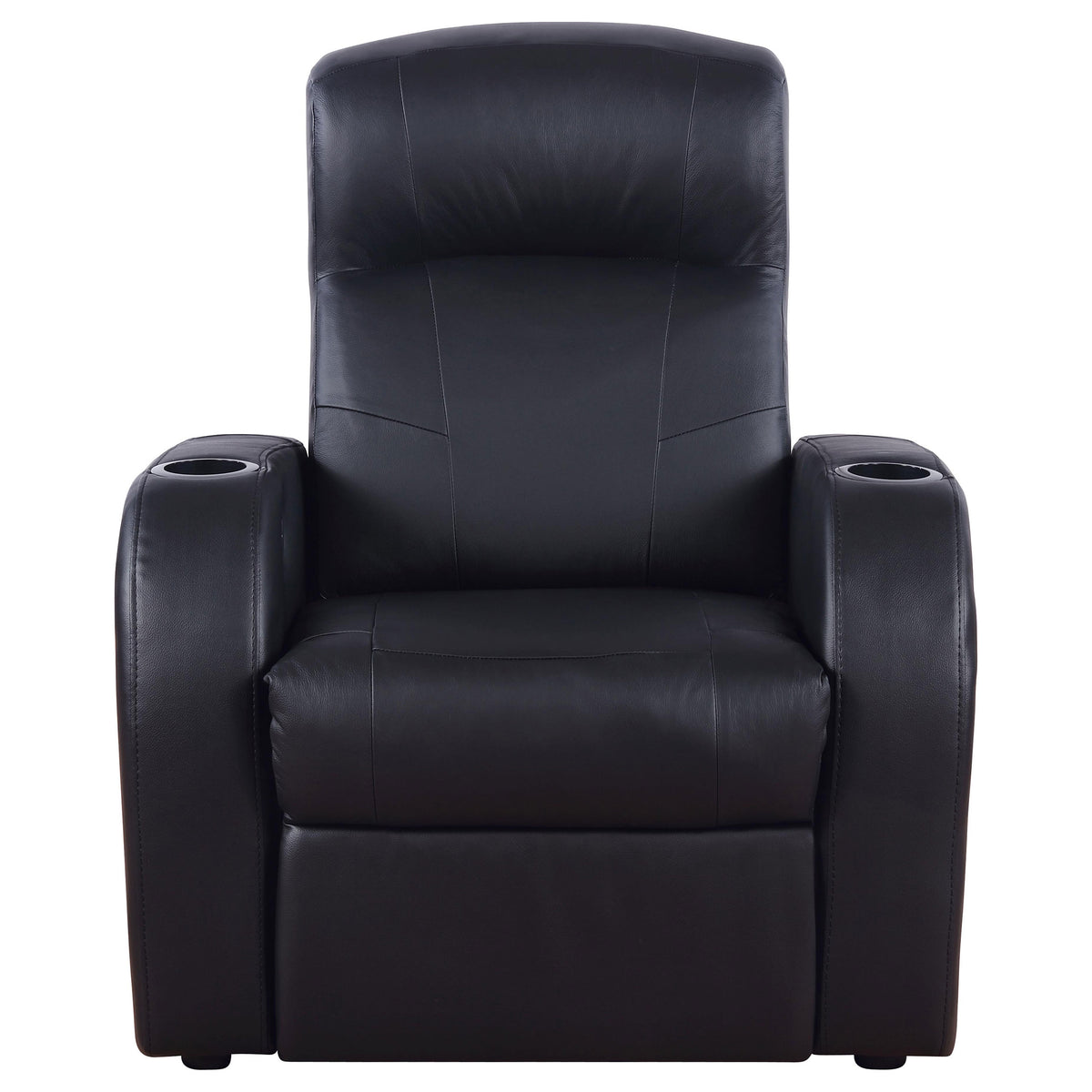 Cyrus 7-piece Upholstered Home Theater Seating with 5 Recliners and 2 Wedge Consoles