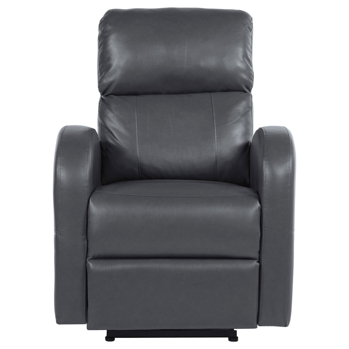 Grant Upholstered Power Recliner Chair - Grey Faux Leather