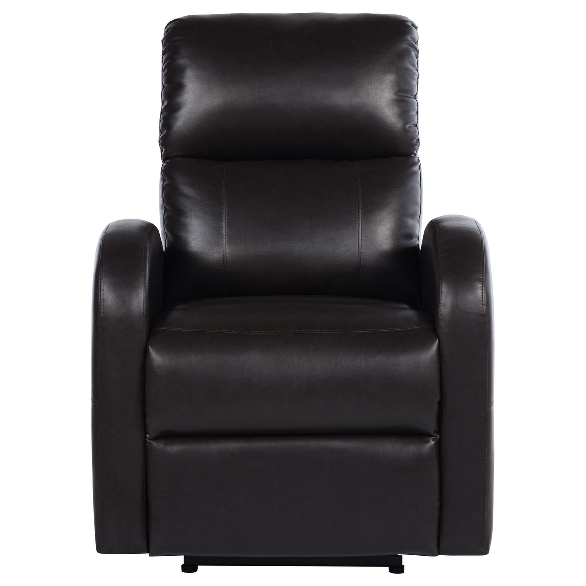 Grant Upholstered Power Recliner Chair - Brown Faux Leather