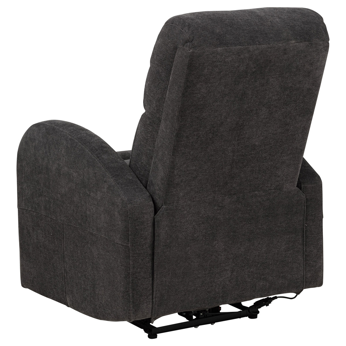 Grant Fabric Upholstered Power Recliner Chair - Charcoal Grey Fabric