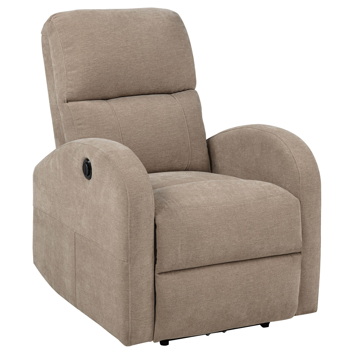 Grant Fabric Upholstered Power Recliner Chair - Camel Fabric