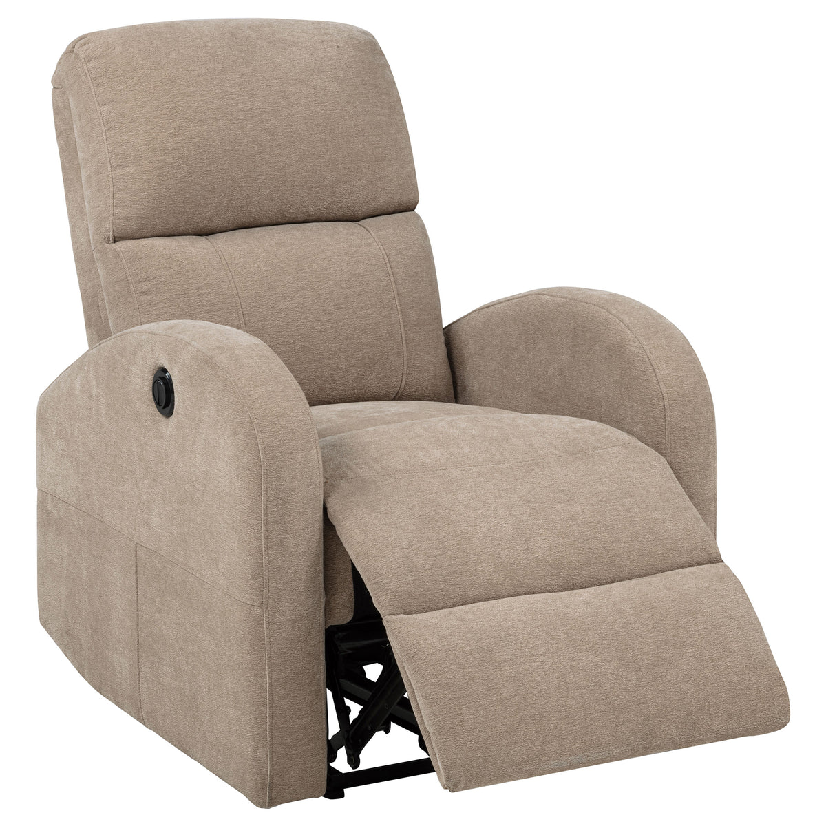 Grant Fabric Upholstered Power Recliner Chair - Camel Fabric