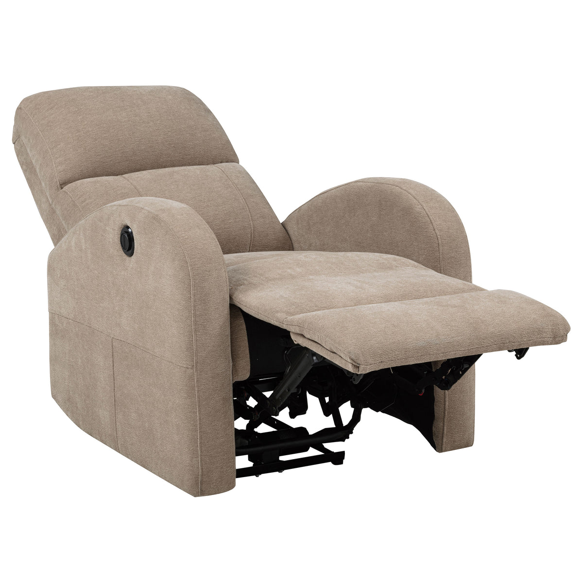 Grant Fabric Upholstered Power Recliner Chair - Camel Fabric