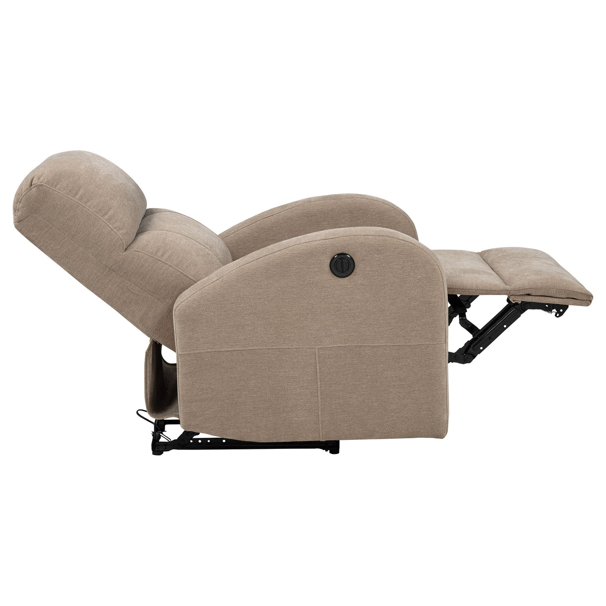 Grant Fabric Upholstered Power Recliner Chair - Camel Fabric