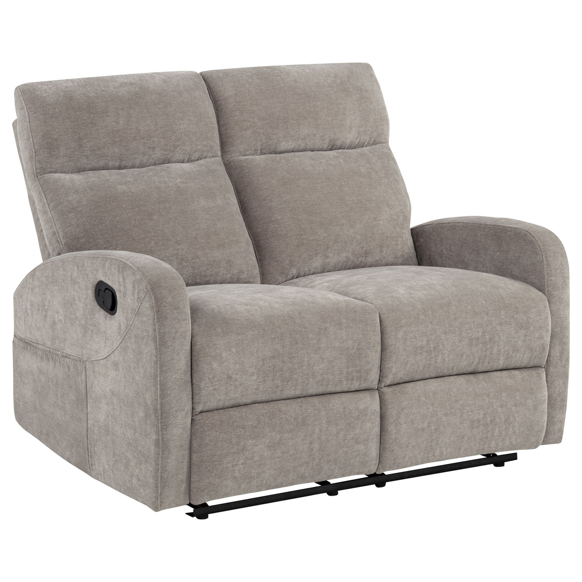 Hamilton 2-piece Chenille Manual Reclining Sofa Set - Sand