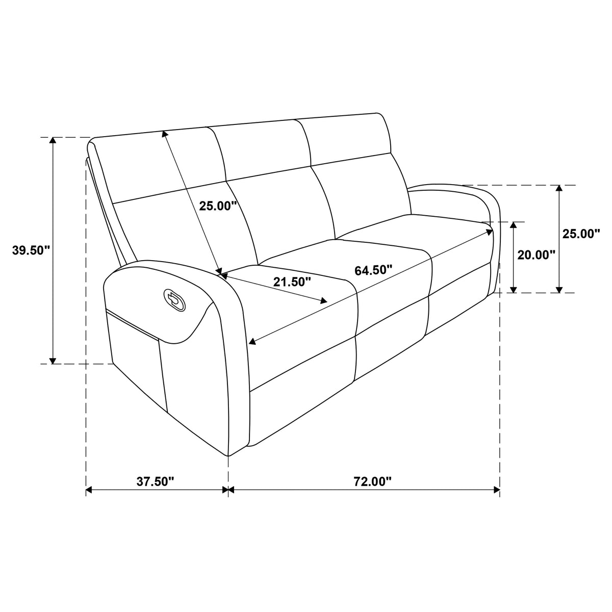 Hamilton 2-piece Chenille Manual Reclining Sofa Set - Sand