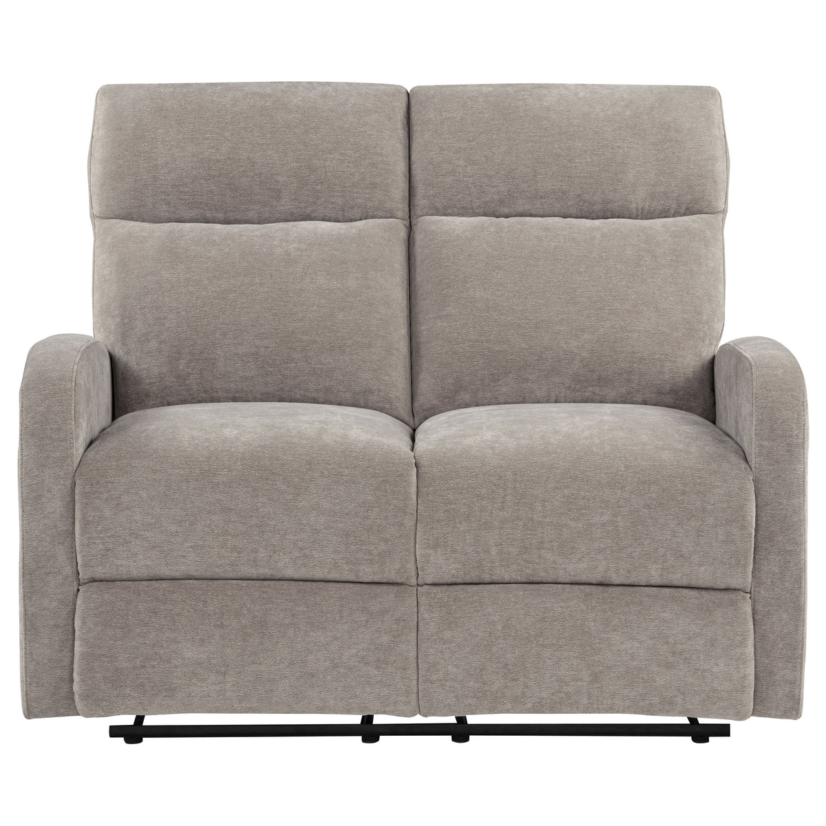 Hamilton Chenille Manual Reclining Loveseat - Sand