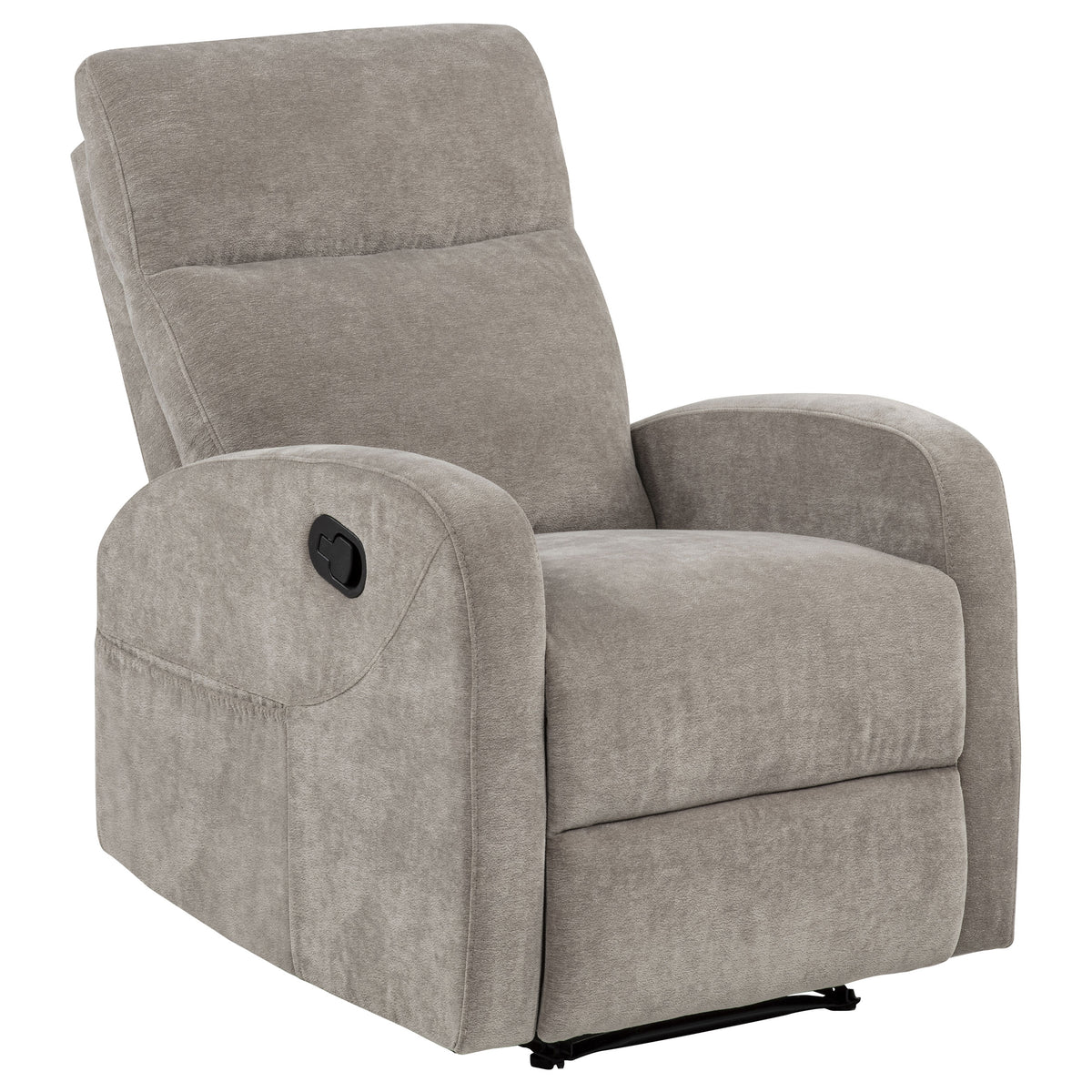 Hamilton Chenille Manual Recliner - Sand