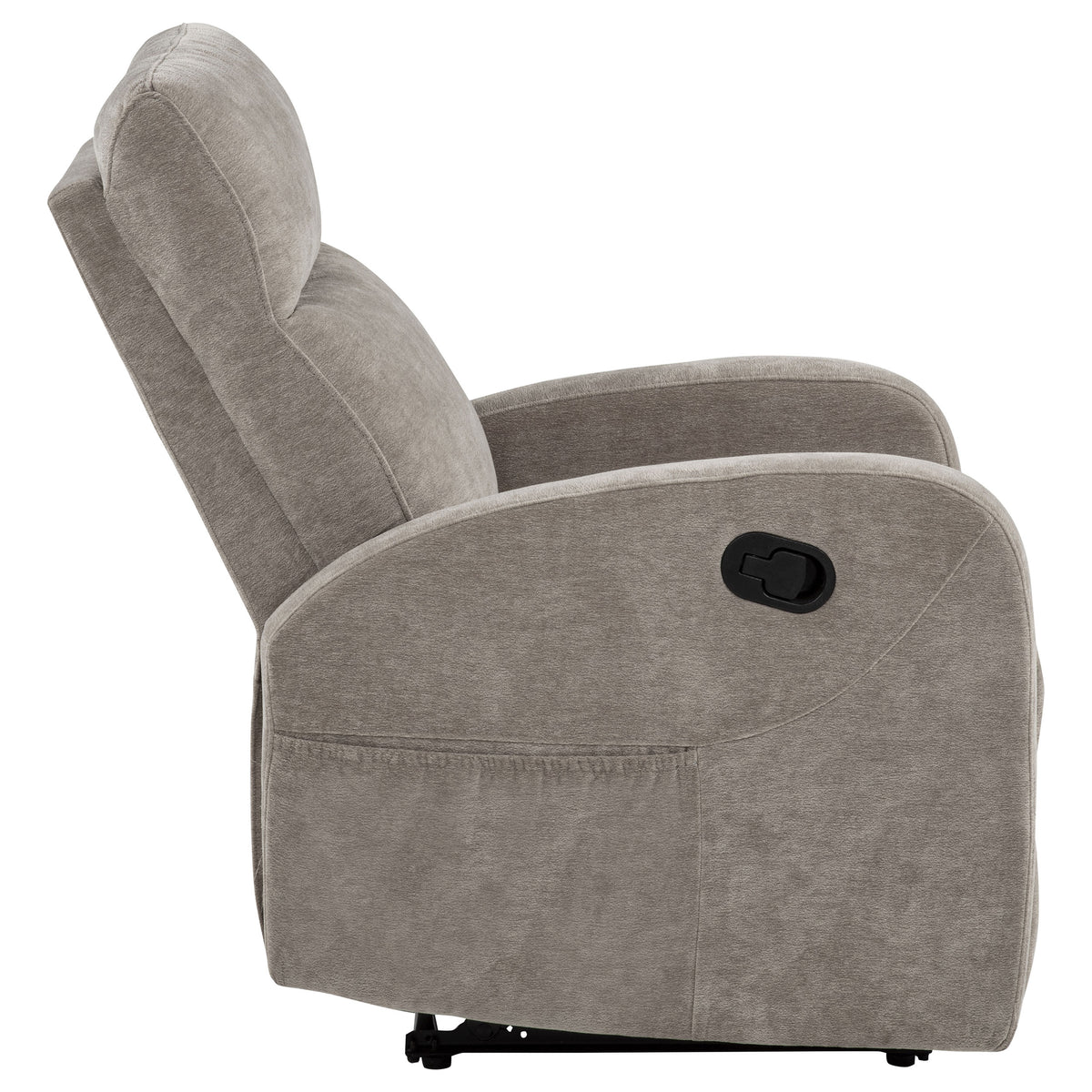 Hamilton Chenille Manual Recliner - Sand