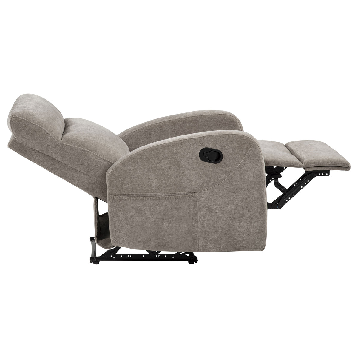 Hamilton Chenille Manual Recliner - Sand