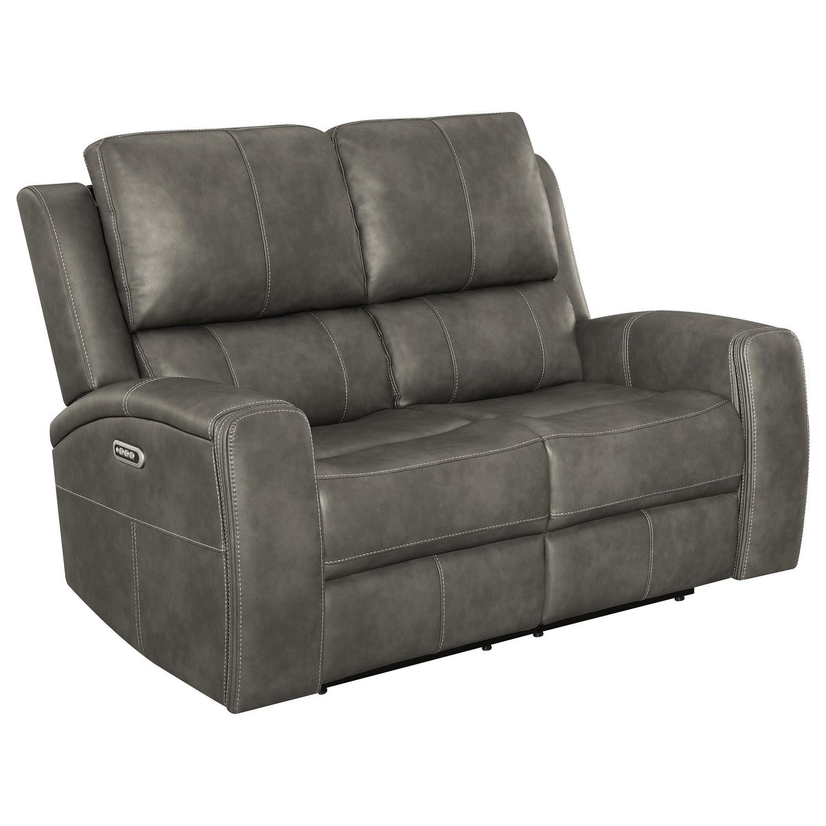 Brickston 3-piece Triple Power Reclining Sofa Set - Charcoal