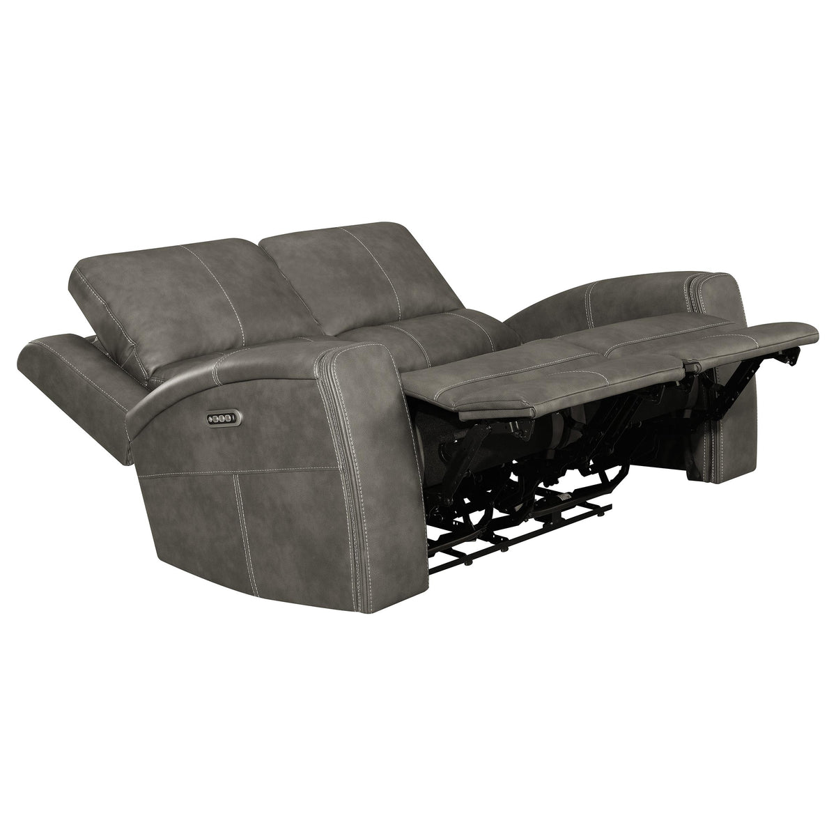 Brickston 3-piece Triple Power Reclining Sofa Set - Charcoal