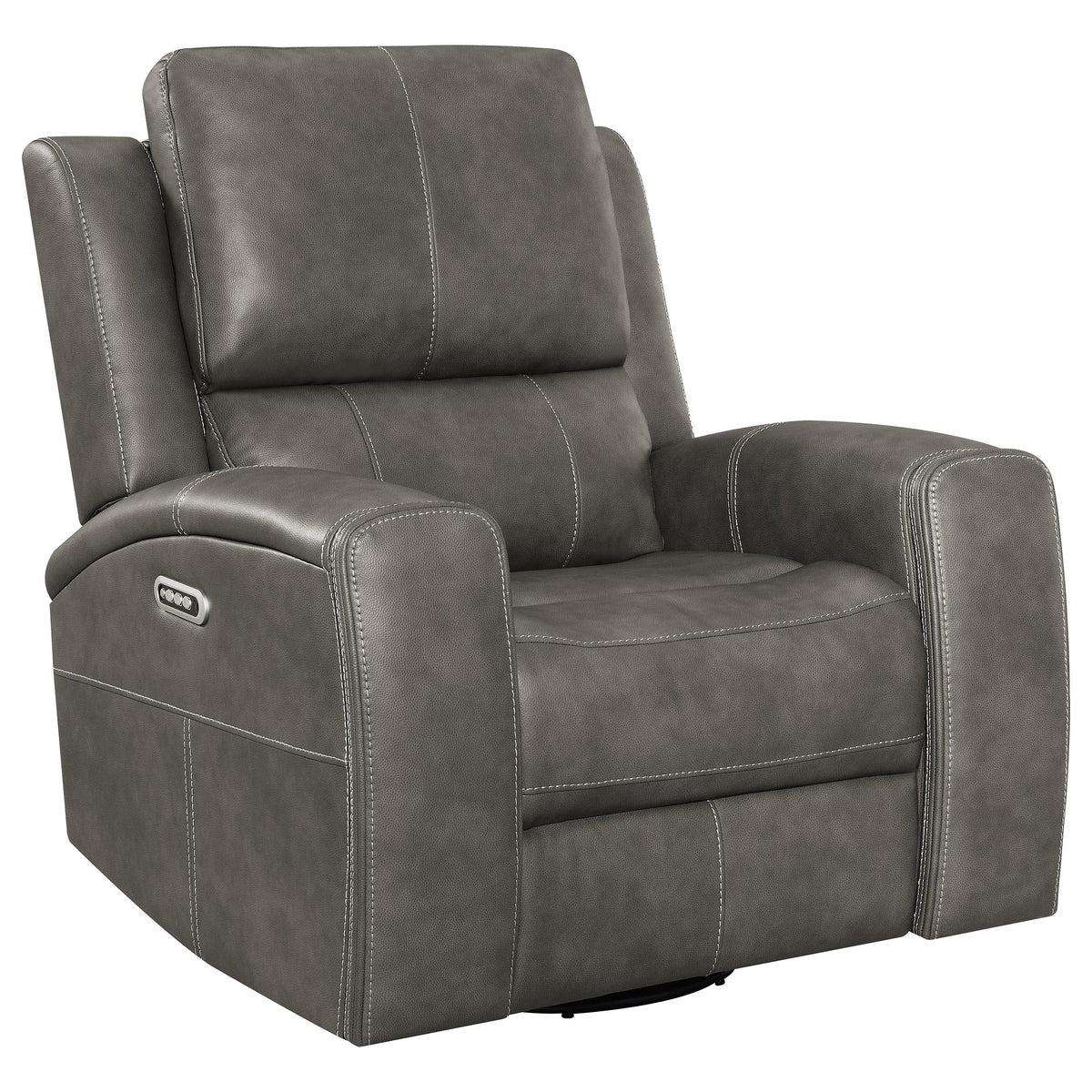 Brickston 3-piece Triple Power Reclining Sofa Set - Charcoal