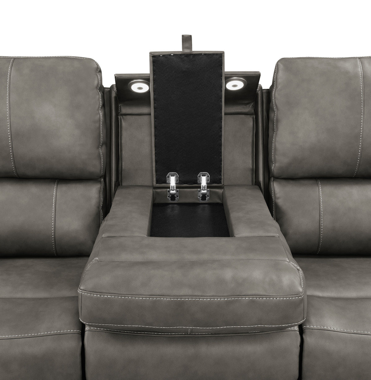 Brickston 3-piece Triple Power Reclining Sofa Set - Charcoal