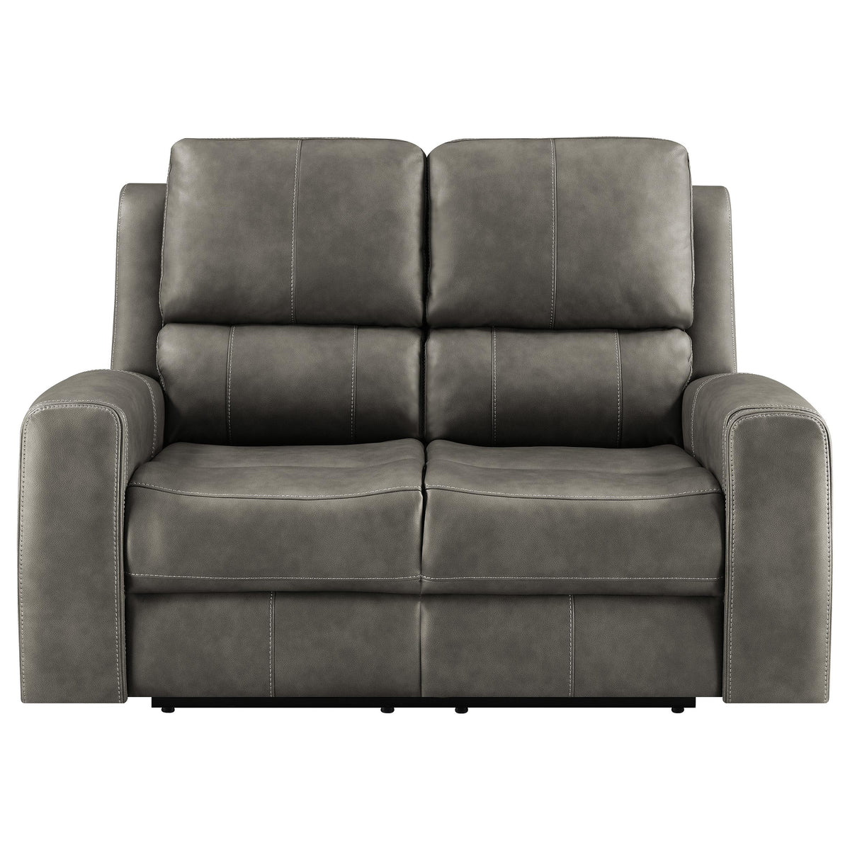 Brickston Triple Power Reclining Loveseat - Charcoal