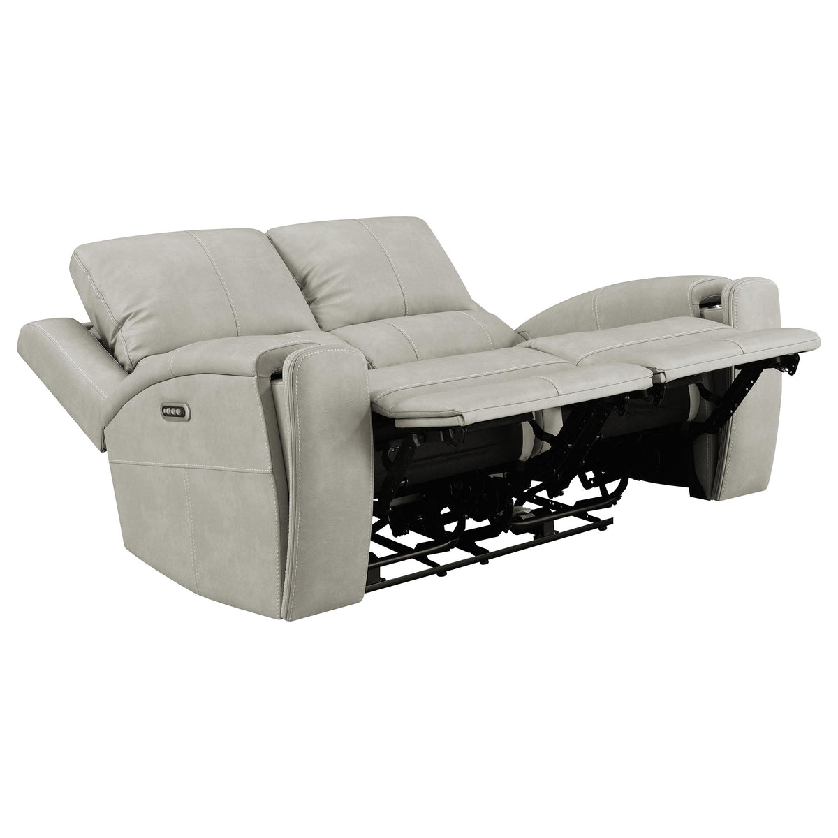 Brickston 3-piece Triple Power Reclining Sofa Set - Mushroom