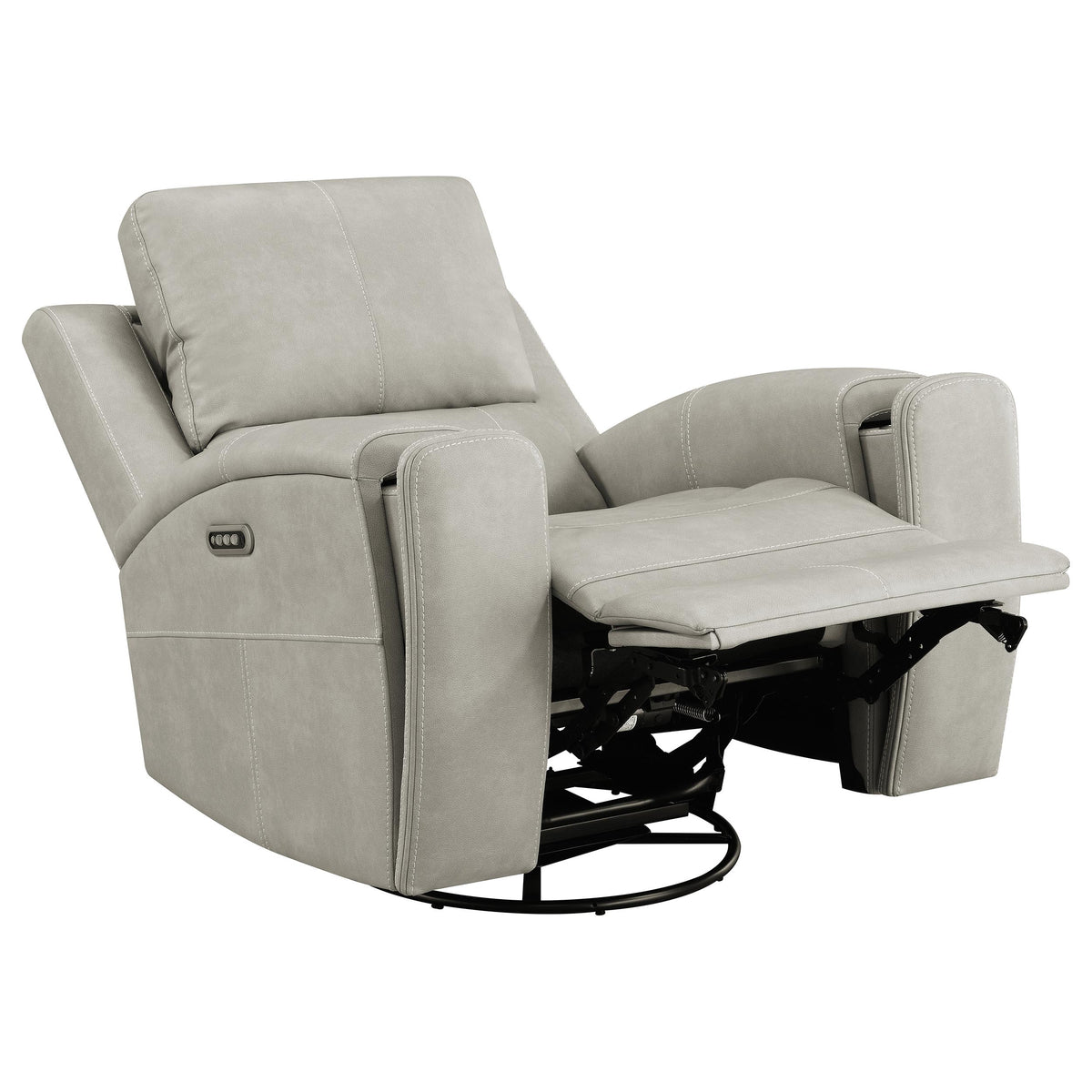 Brickston 3-piece Triple Power Reclining Sofa Set - Mushroom
