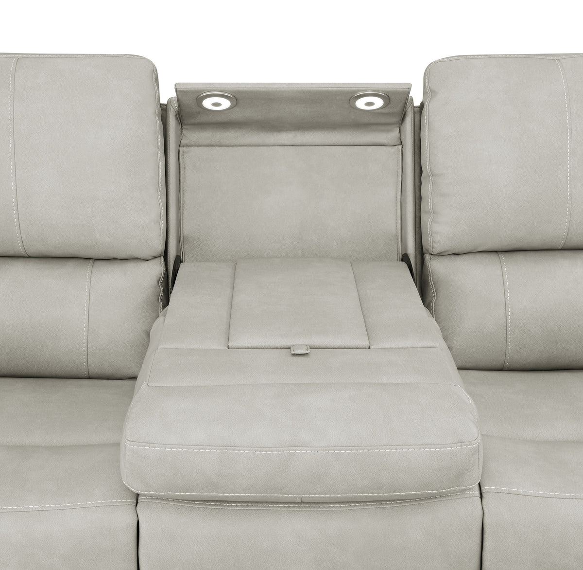 Brickston 3-piece Triple Power Reclining Sofa Set - Mushroom