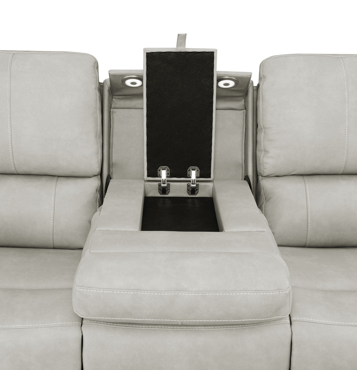 Brickston 3-piece Triple Power Reclining Sofa Set - Mushroom