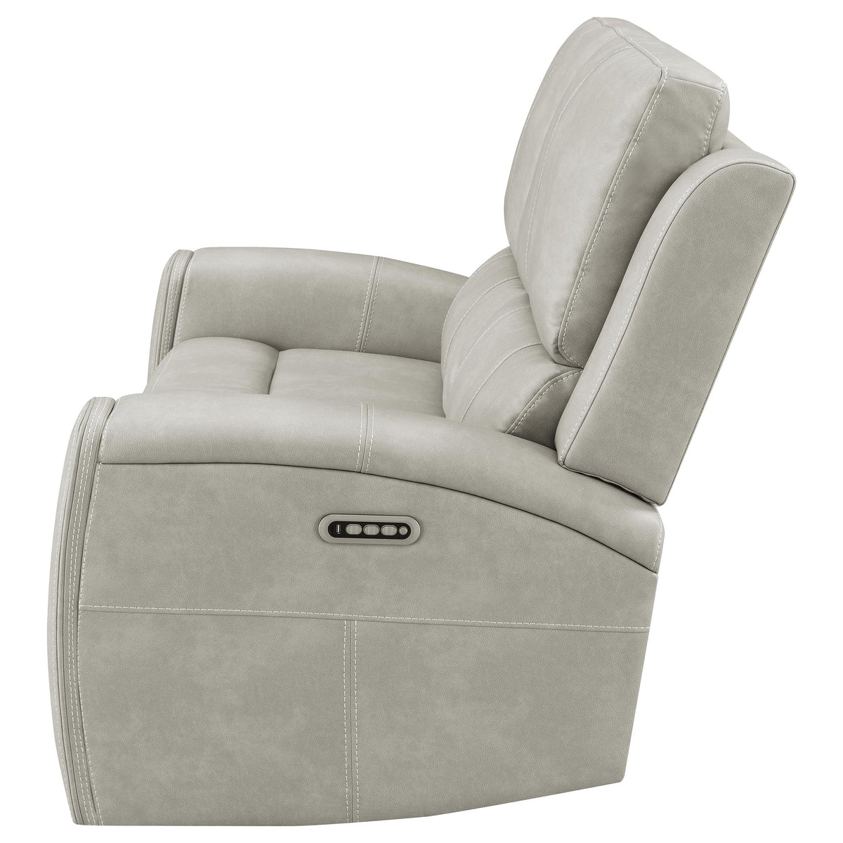Brickston Triple Power Reclining Loveseat - Mushroom