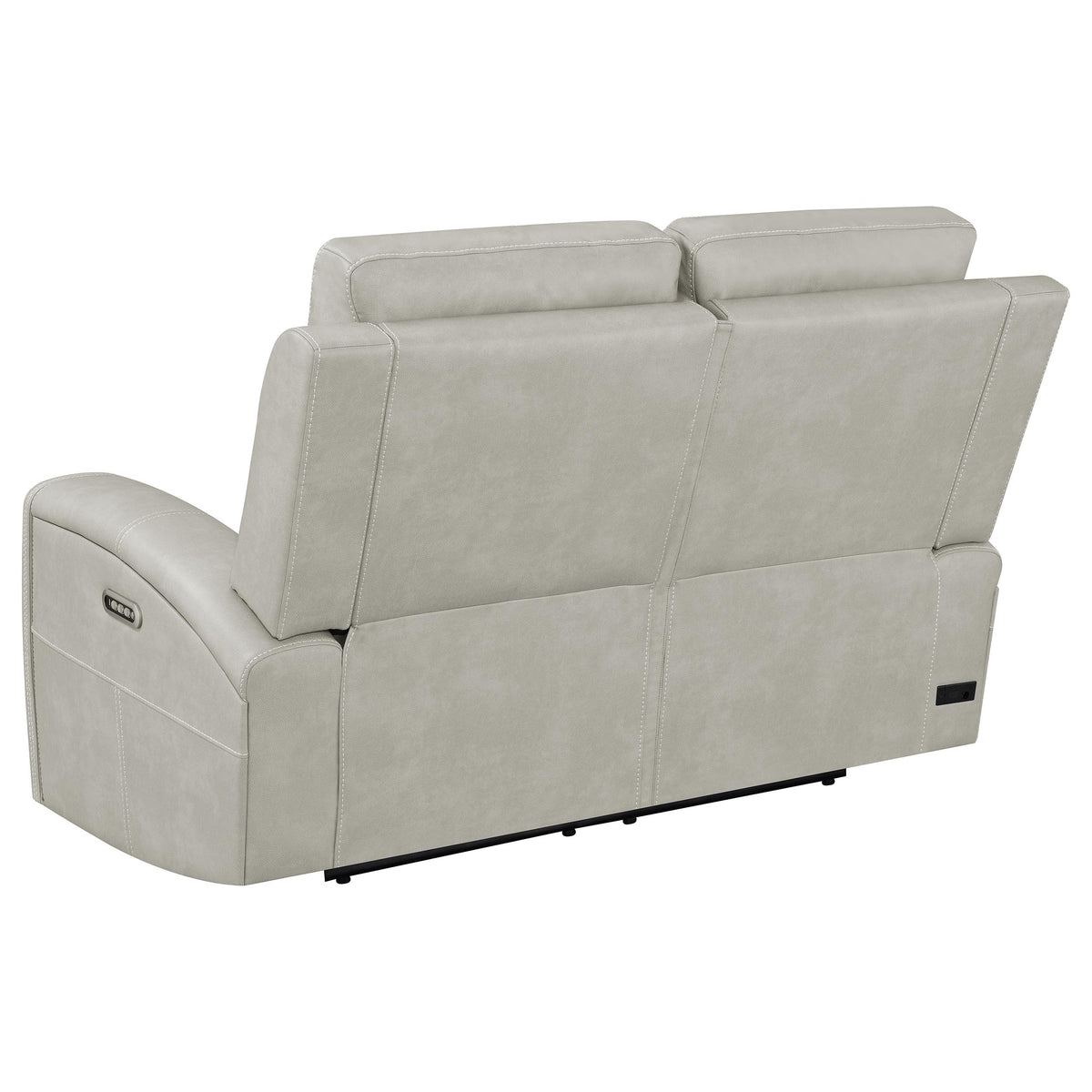 Brickston Triple Power Reclining Loveseat - Mushroom