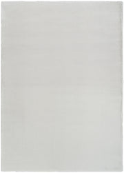 Soft Plush Rabbit Fur SFF01 Silver Rug - Rectangle