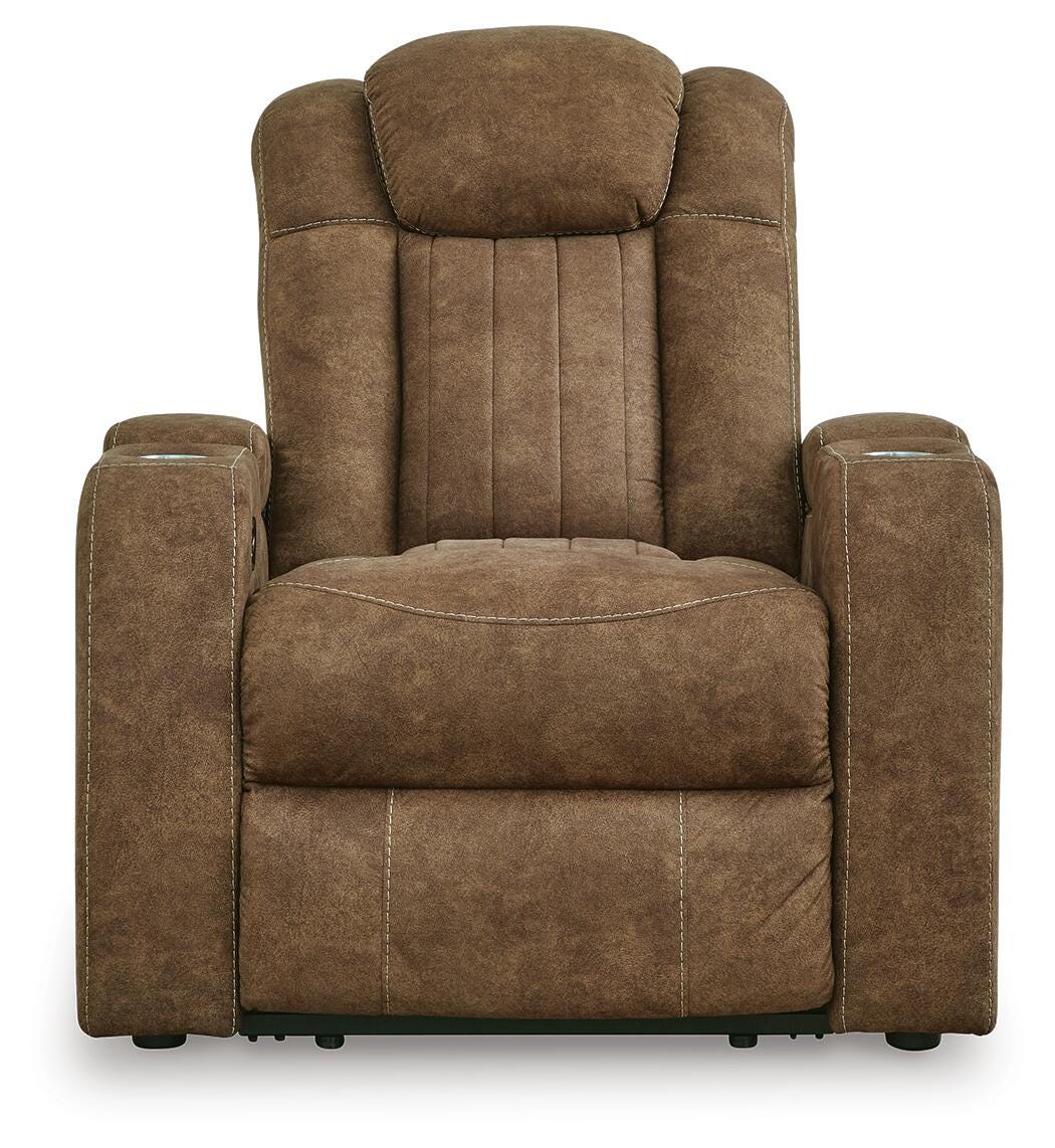 Wolfridge PWR Recliner/ADJ Headrest Faux Leather