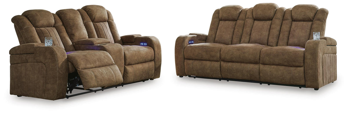 Wolfridge Power Reclining Sofa and Loveseat