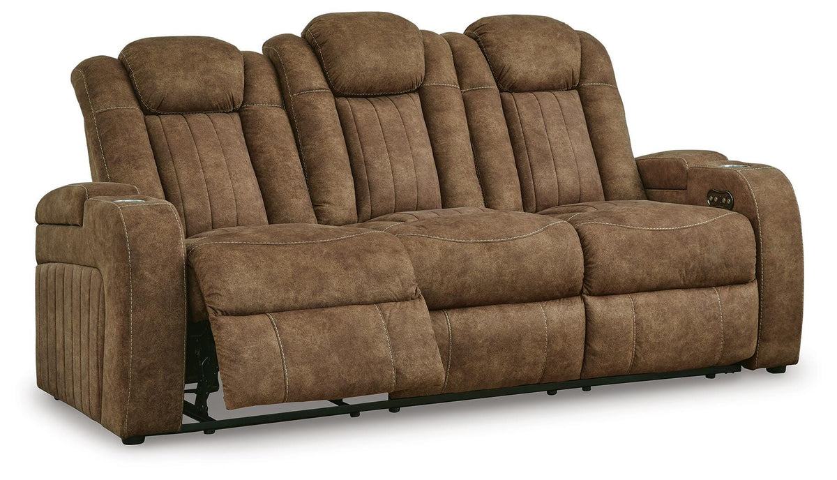 Wolfridge PWR REC Sofa with ADJ Headrest Faux Leather