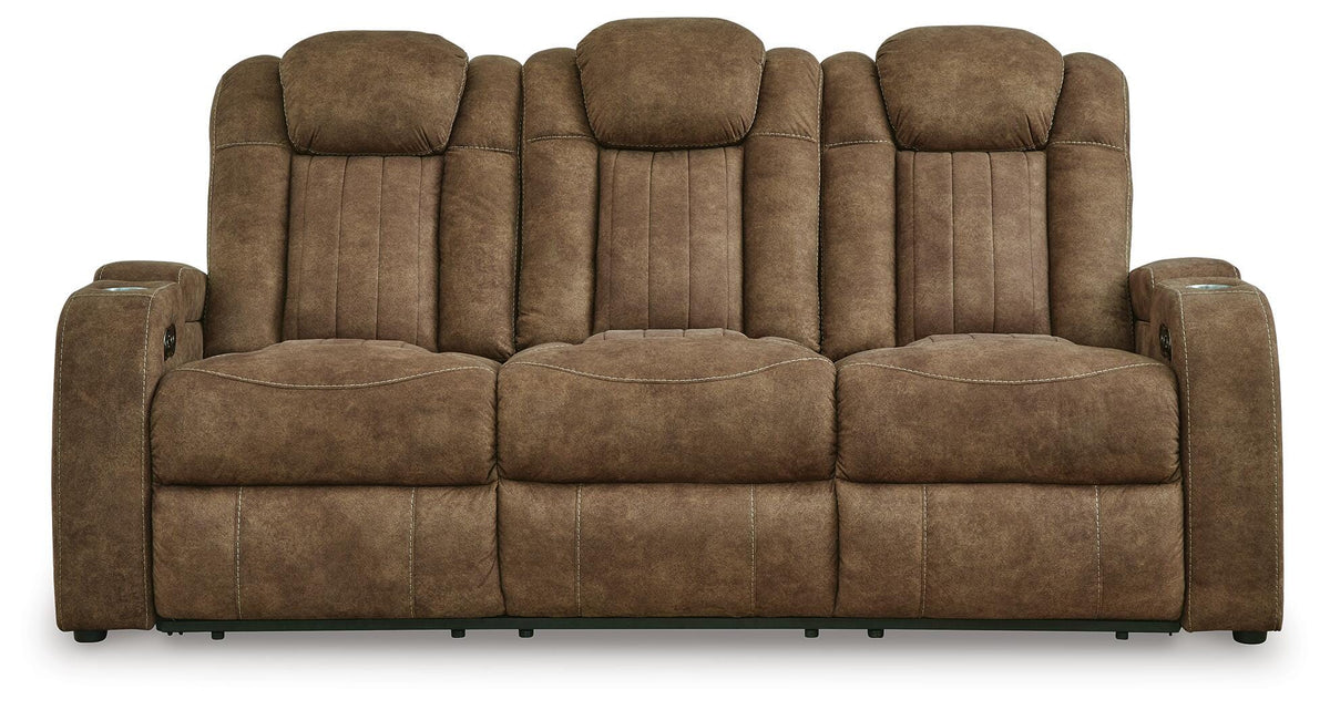 Wolfridge PWR REC Sofa with ADJ Headrest Faux Leather