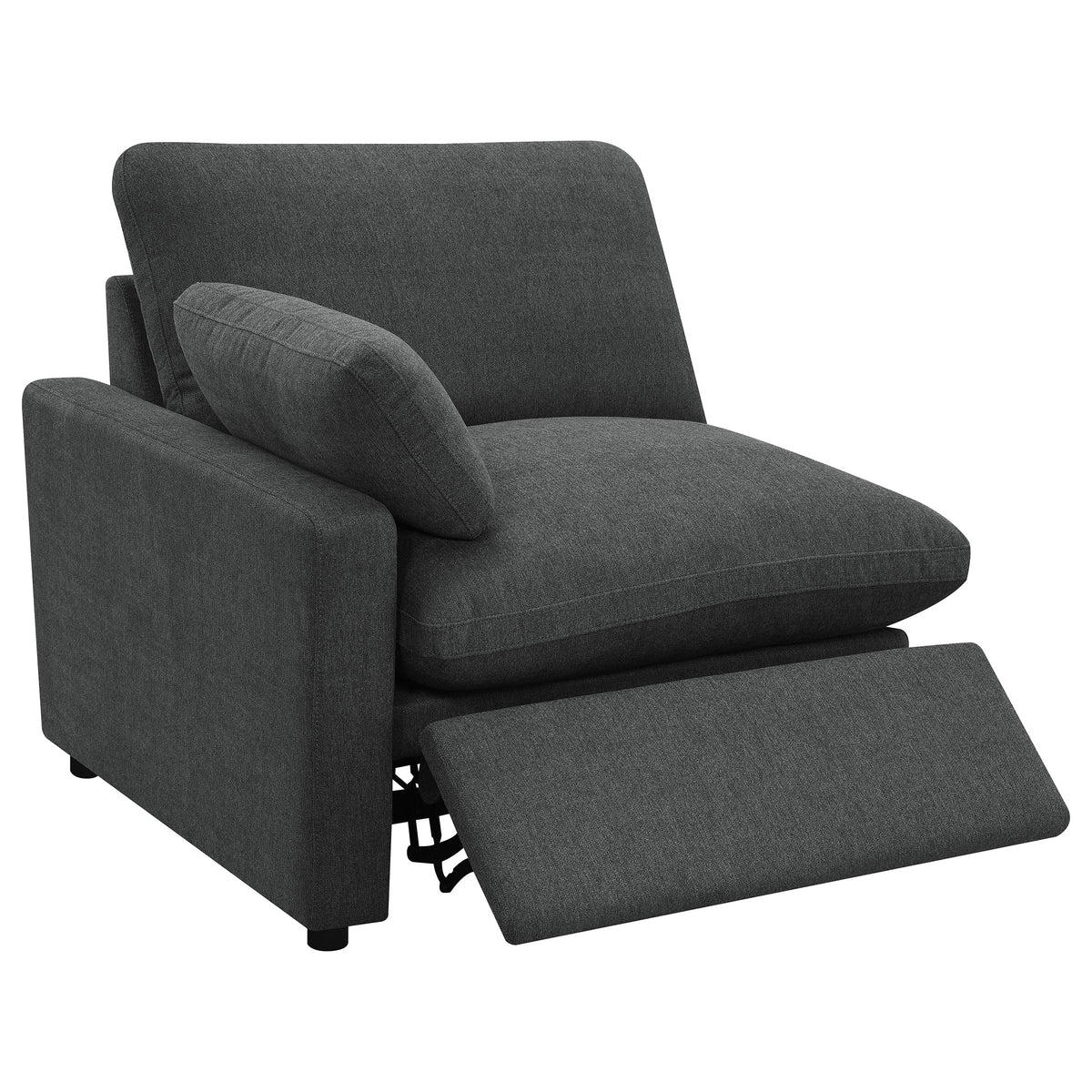 Collins Modular Power Recliner - Dark Grey, Left Arm Facing