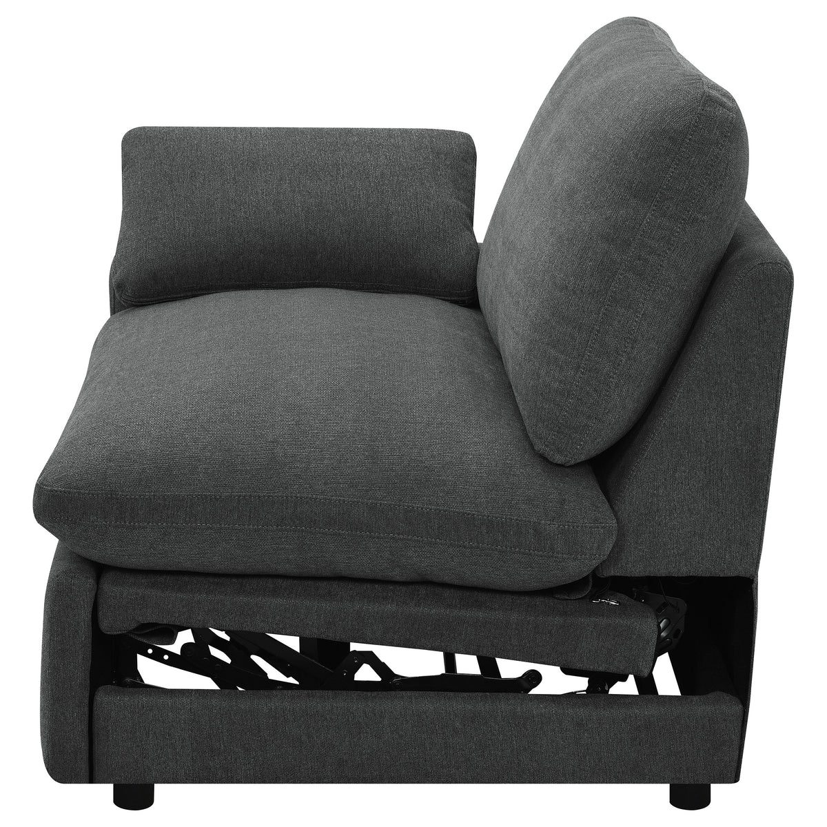 Collins Modular Power Recliner - Dark Grey, Left Arm Facing